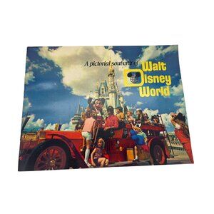 1972 Walt Disney World Souvenir Book Vintage Magic Kingdom Polynesian Village